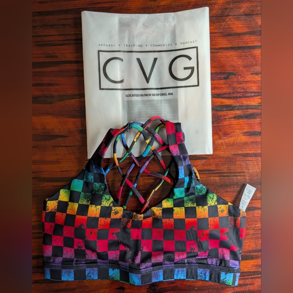 CVG Prismatic Butterfly Back Bra Size M